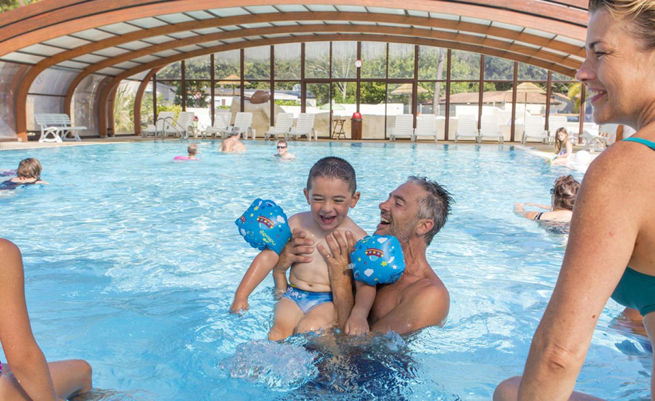 Piscine en famille