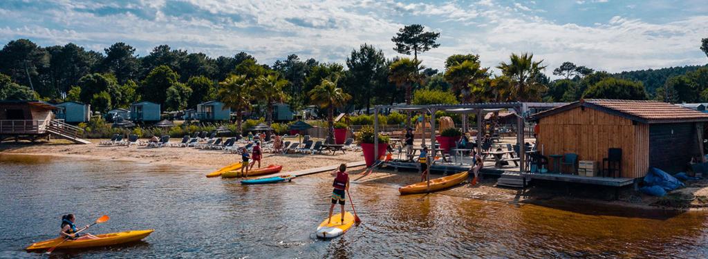 paddle sur les canaux des viviers